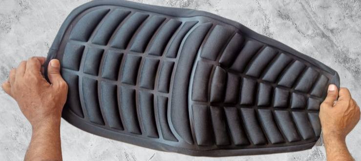 Universal High-Density Foam Motorcycle Seat Cover – Anti-Slip, Padded Comfort Cushion