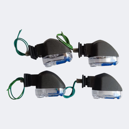 Motorcycle Turn Signal Lights Blinker Indicator 12V – Universal Fit (Set of 4)