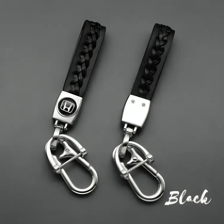 Honda Leather Keychain